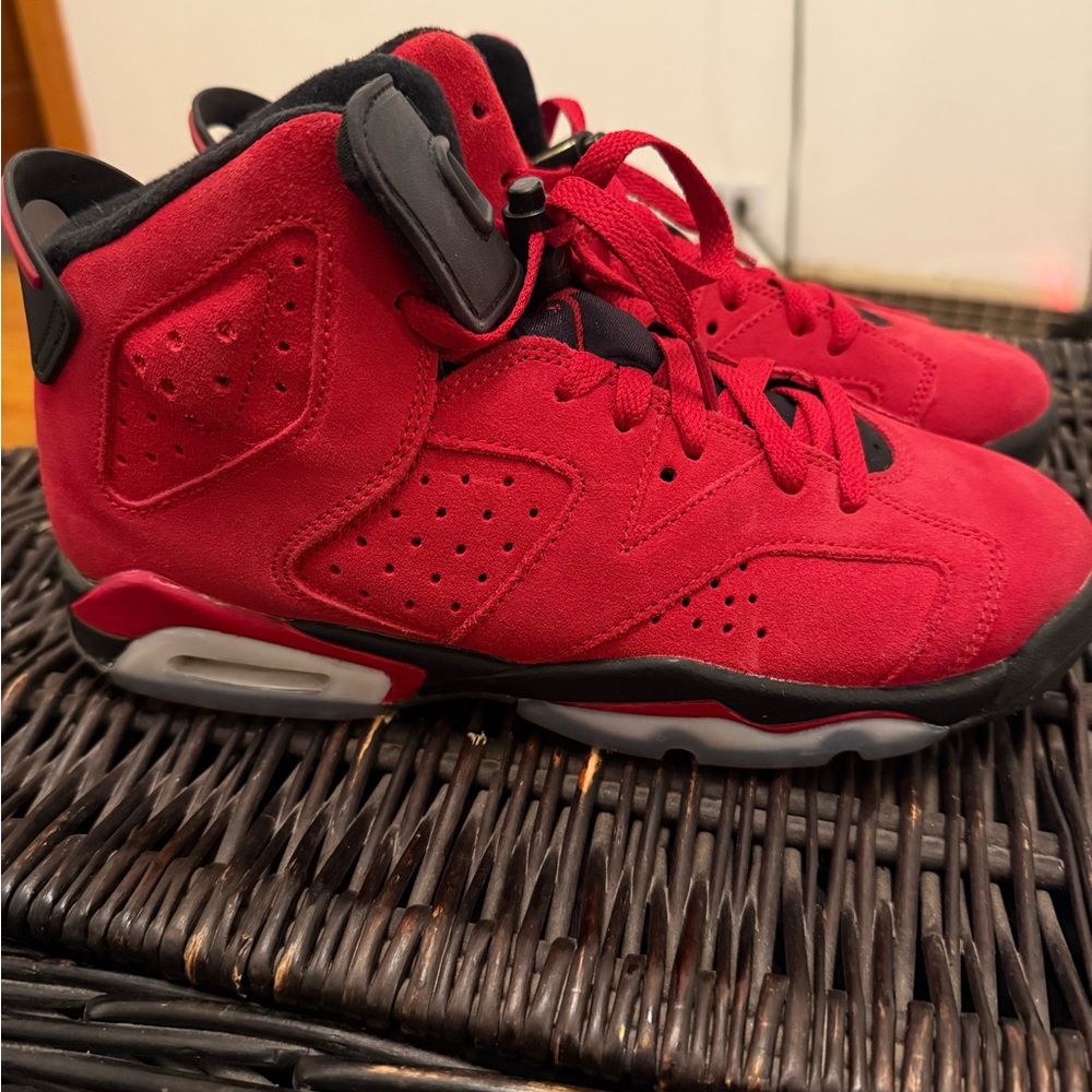 Jordan Kids Sneakers Red and Black